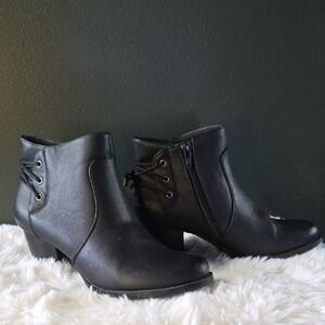 BareTraps Black Ankle Boots